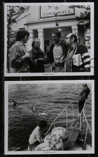 2p2036 JAWS 10 8x10 stills 1975 Spielberg's shark classic, cool candid and great shark scenes!