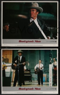 2p1497 HONKYTONK MAN 8 LCs 1982 Clint Eastwood & his son Kyle Eastwood!