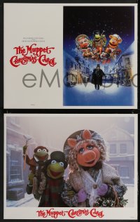 2p1502 MUPPET CHRISTMAS CAROL 8 LCs 1992 Jim Henson, Frank Oz, Michael Caine & Kermit the Frog!