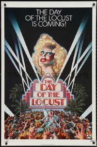 2r0898 DAY OF THE LOCUST teaser 1sh 1975 Schlesinger's version of West's novel, David Edward Byrd art