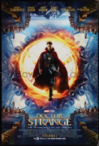 2r0911 DOCTOR STRANGE advance DS 1sh 2016 sci-fi image of Benedict Cumberbatch in the title role!