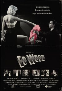 2r0918 ED WOOD int'l 1sh 1994 Tim Burton, Johnny Depp in the title role, Patricia Arquette!