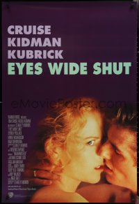 2r0921 EYES WIDE SHUT 1sh 1999 Stanley Kubrick, romantic close-up of Tom Cruise & Nicole Kidman!