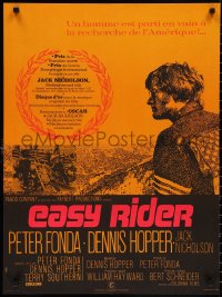 2r0317 EASY RIDER French 23x31 R1980s Peter Fonda, motorcycle biker classic directed by Hopper!