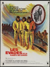 2r0318 ESCAPE FROM THE PLANET OF THE APES French 24x32 1971 different Grinsson sci-fi artwork!