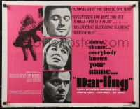 2r0725 DARLING 1/2sh 1965 Julie Christie, Laurence Harvey, Dirk Bogarde, John Schlesinger