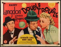 2r0730 DOUBLE TROUBLE 1/2sh 1941 wacky WWII orphans Harry Langdon & Charley Rogers, ultra-rare!