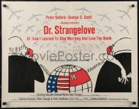 2r0731 DR. STRANGELOVE 1/2sh 1964 Stanley Kubrick classic, Peter Sellers, Tomi Ungerer art!