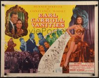 2r0733 EARL CARROLL VANITIES 1/2sh 1945 art of sexy showgirl Constance Moore, Dennis O'Keefe!