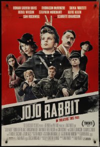 2r1005 JOJO RABBIT advance DS 1sh 2019 Roman Griffin David in the title role, Waititi as Hitler!