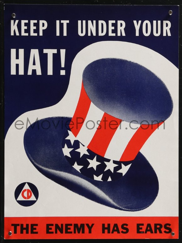 poster-keep-it-under-your-hat-production-st-michael-s-press-ltd