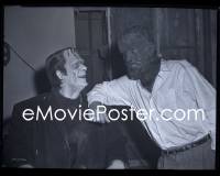 2s0267 ABBOTT & COSTELLO MEET FRANKENSTEIN camera original 8x10 negative 1948 Strange & Chaney candid!