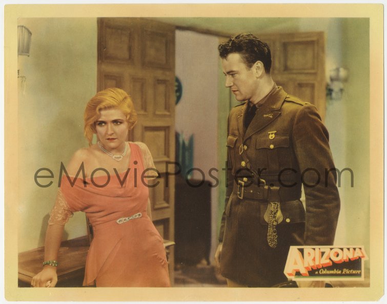 eMoviePoster.com: 2s0196 ARIZONA LC 1931 young soldier John Wayne in ...