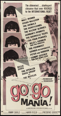 2t0719 GO GO MANIA 3sh 1965 The Beatles, Pop Gear, rock & roll, the new international beat!