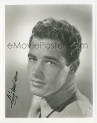 2t1668 GUY MADISON signed 8x10 REPRO photo 1980s head & shoulders portrait of the handsome star!