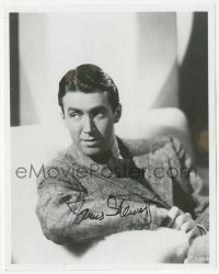 2t1671 JAMES STEWART signed 8x10 REPRO photo 1980s great seated portrait of the top leading man!