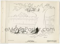 2t1911 PLUTO JUNIOR 8x11 key book still 1942 Disney, Pluto's son tracks caterpillar into tree!