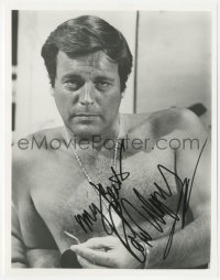 2t1693 ROBERT WAGNER signed 8x10 REPRO photo 1980s barechested portrait of the handsome leading man!