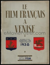 2t0453 LE FILM FRANCAIS A VENISE 1938 French campaign book 1938 Venice International Film Festival!