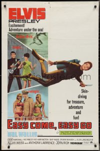 2t1039 EASY COME, EASY GO 1sh 1967 scuba diver Elvis Presley looking for adventure & fun!