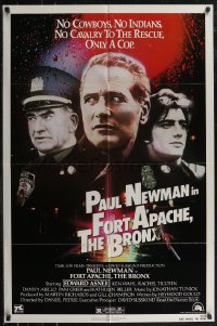 2t1052 FORT APACHE THE BRONX 1sh 1981 Paul Newman & Edward Asner as New York City cops!