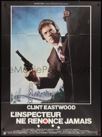 2t0194 ENFORCER French 1p 1977 great art of Clint Eastwood as Dirty Harry by Jean Mascii!