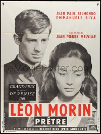 2t0200 FORGIVEN SINNER French 1p 1961 Jean-Pierre Melville, Jean-Paul Belmondo, Emmanuele Riva