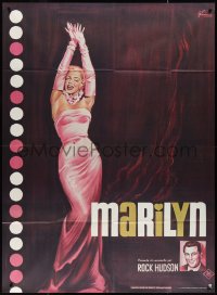 2t0225 MARILYN French 1p R1982 sexy full-length art of young Monroe by Boris Grinsson!