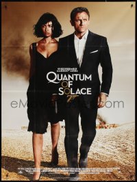 2t0240 QUANTUM OF SOLACE French 1p 2008 Daniel Craig as James Bond & sexy Olga Kurylenko!