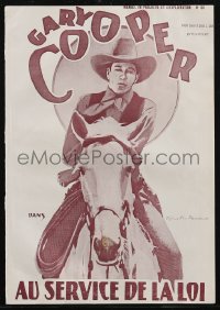 2t0561 LAST OUTLAW French pressbook 1927 great art of young Gary Cooper, posters shown, ultra rare!