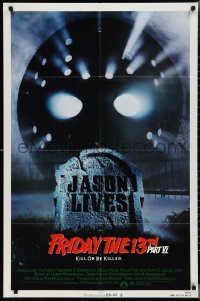 2t1056 FRIDAY THE 13th PART VI 1sh 1986 Thom Mathews, Jennifer Cooke, Graham as Jason!