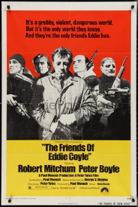 2t1057 FRIENDS OF EDDIE COYLE 1sh 1973 Robert Mitchum lives in a grubby, dangerous world!