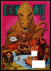 2t0550 GRIM WIT #2 underground comix 1973 Richard Corben cover art & interior stories with nudity!