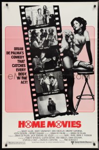 2t1075 HOME MOVIES 1sh 1980 Brian De Palma, super sexy Nancy Allen in lingerie!