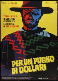 2t0098 FISTFUL OF DOLLARS Italian 1p R2014 Sergio Leone, Michelangelo Papuzza art of Clint Eastwood