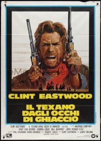 2t0120 OUTLAW JOSEY WALES Italian 1p R1970s Clint Eastwood is an army of one, Andersen art!