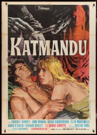 2t0123 PLEASURE PIT Italian 1p 1970 Andre Cayatte's Les Chemins de Katmandou, art of drugs injected!