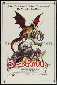 2t1089 JABBERWOCKY 1sh R1982 Terry Gilliam, Monty Python, great fantasy monster art!