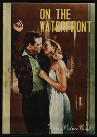 2t0841 ON THE WATERFRONT Japanese program 1954 Elia Kazan, Budd Schulberg, Marlon Brando, different!