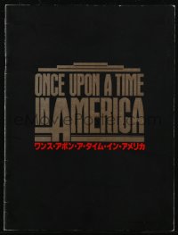 2t0842 ONCE UPON A TIME IN AMERICA Japanese program 1984 Robert De Niro, James Woods, Sergio Leone!