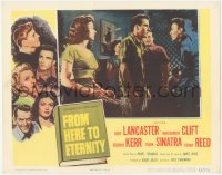 2t1273 FROM HERE TO ETERNITY LC 1953 Frank Sinatra, Montgomery Clift & sexy Donna Reed in brothel!