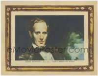 2t1283 GONE WITH THE WIND LC 1939 wonderful Seguso art portrait of Leslie Howard as Ashley Wilkes!