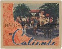 2t1292 IN CALIENTE LC 1935 Pat O'Brien, Edward Everett Horton, Busby Berkeley, ultra rare!