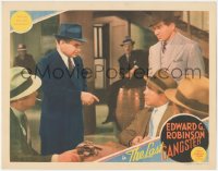 2t1296 LAST GANGSTER LC 1937 tough guy Edward G. Robinson shows his buddies who's the boss!