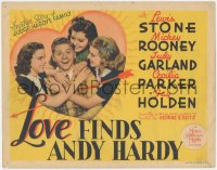 2t1224 LOVE FINDS ANDY HARDY TC 1938 Judy Garland, Ann Rutherford, Lana Turner, Mickey Rooney, rare!