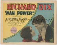 2t1225 MAN POWER TC 1927 romantic close up of Richard Dix & pretty Mary Brian, ultra rare!