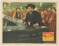 2t1305 MY DARLING CLEMENTINE LC #8 1946 John Ford, great image of Henry Fonda & Victor Mature in bar