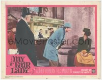 2t1199 MY FAIR LADY LC #3 1964 flower girl Audrey Hepburn is taunted by Rex Harrison & Hyde-White!