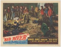 2t1315 RED RIVER LC #2 1948 Montgomery Clift watches John Wayne shooting deserters, Howard Hawks!