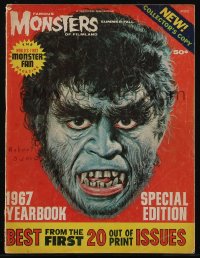 2t0878 FAMOUS MONSTERS OF FILMLAND magazine 1967 Yearbook with best from the first 20 issues!